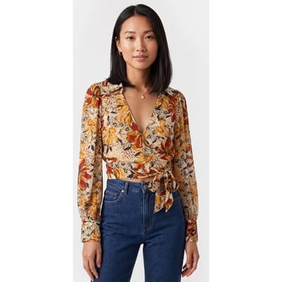 & Other Stories La Morgan Top Yellow Size: 34 | Long-Sleeved Tops Outlet | Dames | Geel