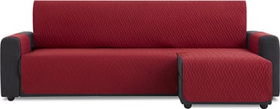 Belmarti Waterproof chaise-longue bankbeschermer rechts - 200 cm - Rood