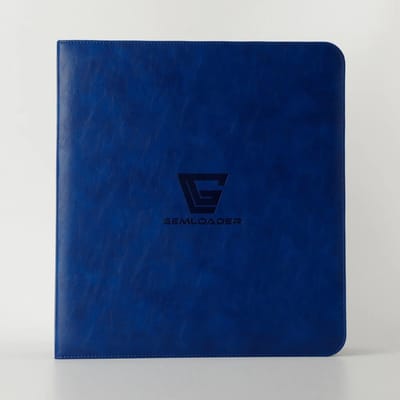Gemloader Premium Graded Card Binder voor PSA, BGS en andere slabs van vergelijkbaar formaat [28 slots – 2x2 indeling] Blauw
