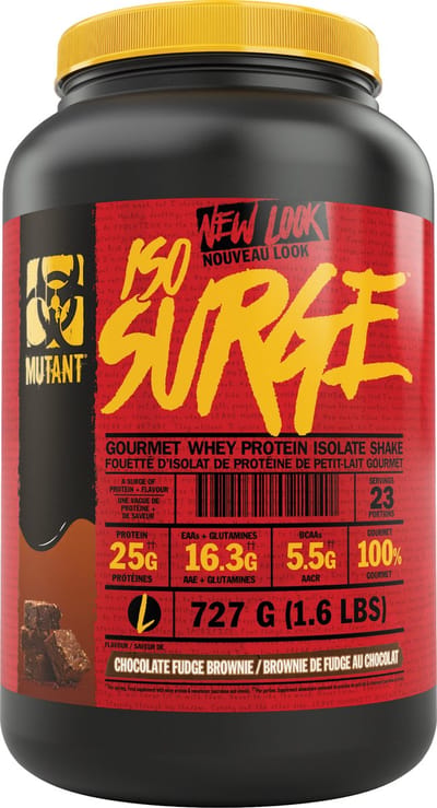 Mutant Mutant Hardcore Iso (1.6lbs) Chocolate Fudge Brownie - Eiwitten - Wei-eiwit isolaat