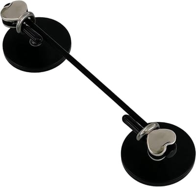 Magnetische gordijnroede - Verstelbare stang - Raamdecoratie - Sterke magneetgreep - 50-90 cm - Zwart