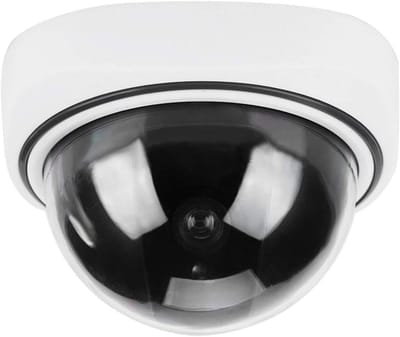 Dome Camera - Schijn Beveiliging - Thuis Beveiligen - Met LED Indicator - 10 x 10 x 6 cm - Transparant