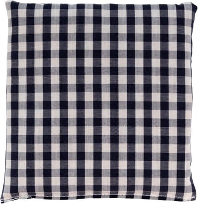 Korrelkussen 12x12 cm - Natuurlijke Warmte Koude Kussen - Blauw Wit - Bio Stof - 1 Stuk