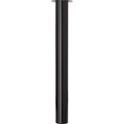 Duraline Meubelpoot Rond Staal 7,6x72cm Zwart