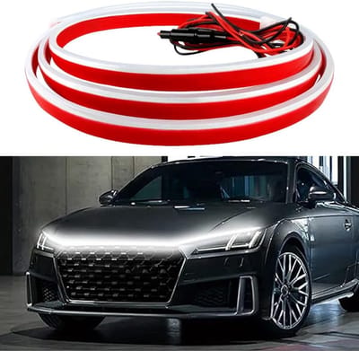 Flexibele LED Lichtstrip voor Motorkap - 180cm Wit Dagrijverlichting 12V