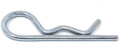 Allecto - Veerstekker - 4x Eenvoudige Veersplint - Galvanisch Verzinkt - 6 mm x 105 mm - Voor Beveiligingselementen - Geschikt voor Automobiel