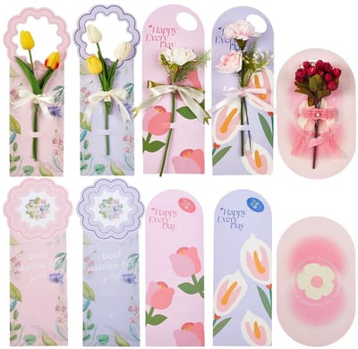 Dailygoods- Bloem Inpakdoos 10 Stuks - Handheld Bloemenverpakking - Cadeaupapier - Decoratieve Dozen - DIY Bloemeninpakpapier - Geschikt voor Valentijnsdag