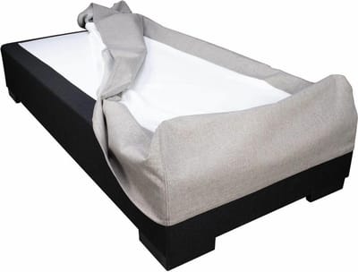 Slaaploods.nl Boxspring Hoes - 80 x 210 cm - Hoogte 20 cm - Antraciet I96