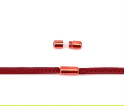 Schoenveters - donker rood - Veters plat 0.6 cm - veters - elastische veters - sneakers - schoenen - sportschoenen - accessoires - 100 cm
