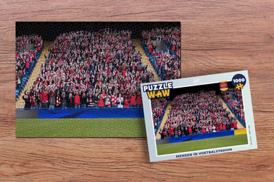 Puzzel Mensen in voetbalstadion - Legpuzzel - Puzzel 1000 stukjes volwassenen
