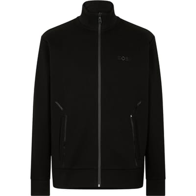 Boss Skaz-trainingsjack met volledige ritssluiting voor heren (Zwart)