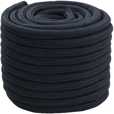 vidaXL - Boottouw - 2 - mm - 100 - m - Koninklijk - Blauw - Polyester
