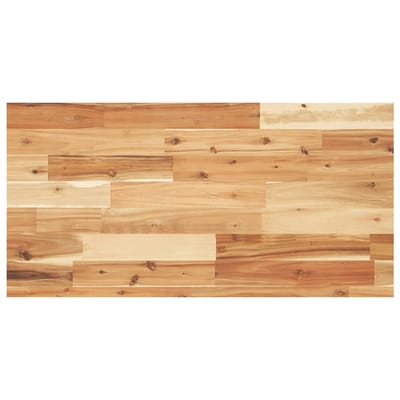 vidaXL - Wastafelblad - met - olieafwerking - 80x40x4 - cm - massief - acaciahout