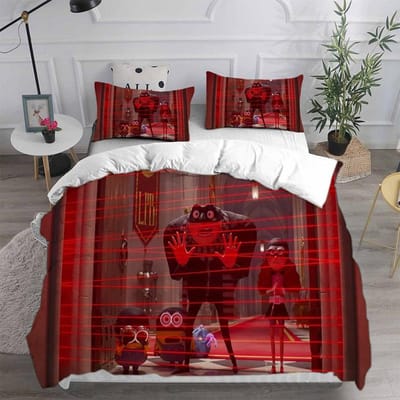 Verschrikkelijke Ikke 4 Beddengoedsets Dekbed Quilt Bedovertrek Dekbedovertrek Kussensloop 2-3 Delige Sets Kinderen Volwassen Maat US King 259x228cm