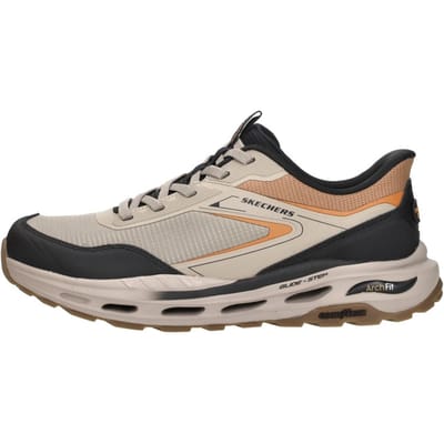 Skechers ARCH FIT ORVAN ULTRA - TALON Heren Instappers - Taupe / Zwart