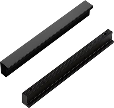 2 Stuks L-vormige Keuken Kastdeurgrepen, Aluminium Legering, Stevige Dresser Lade Handgrepen, 192mm, Modern Design en Duurzaam