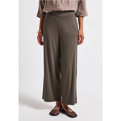 7/8 Wide Legs tricot broek