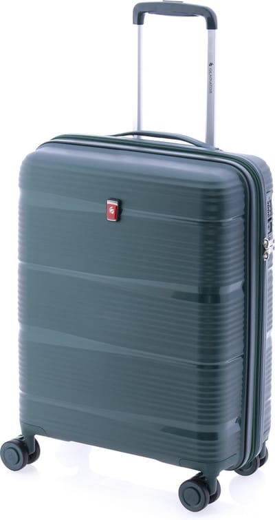 Gladiator Bionic Handbagage Koffer - 55 cm - 38/48 liter - Expandable - TSA slot - Eco Friendly Recyclebaar PP - Groen