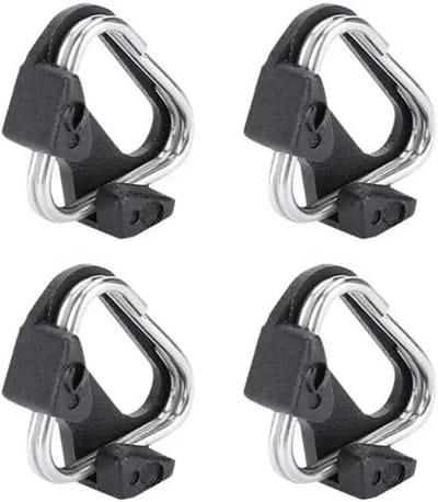 4x Camera D-Ring Bevestiging Adapter met Beschermkap voor DSLR en Systeemcamera's