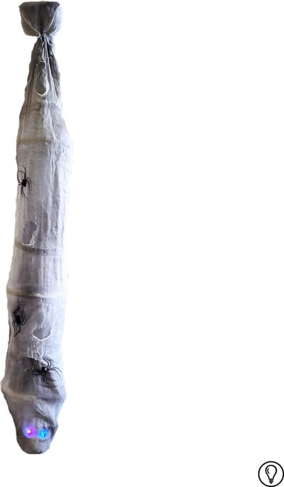 Fjesta© Halloween hangdecoratie mummie met LED - 170cm