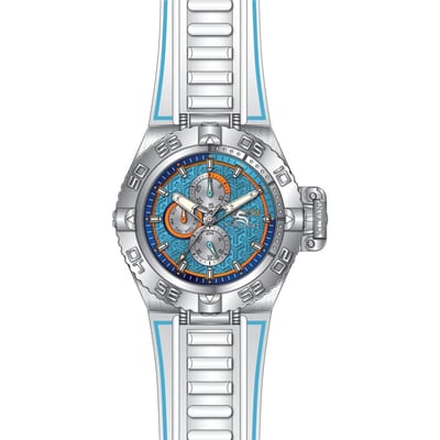 Invicta Subaqua 49876 Herenhorloge - Quartz Uurwerk - Roestvrij Staal met Blauwe Wijzerplaat - 50 mm