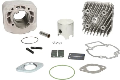 Cilinder Polini 70cc aluminium Gilera & Piaggio 2 takt luchtgekoeld