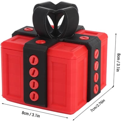 Dailygoods- Schroefdoos Grappige Geschenkdoos - Multifunctionele Opslagcontainer - 3D Bedrukt Ontwerp - Voor Vakantiedecoraties - Hilarische Joker's Genot - Veilig Opbergen