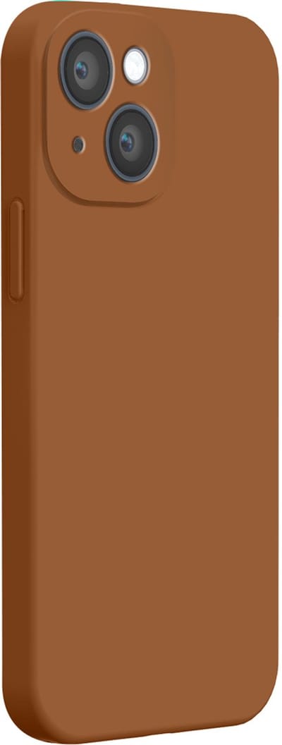 Bigben Connected, Hoesje geschikt voor iPhone 14 - Siliconen Full Protect, Taupe
