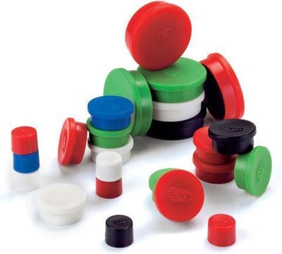 Legamaster magneet 10mm rood 10st