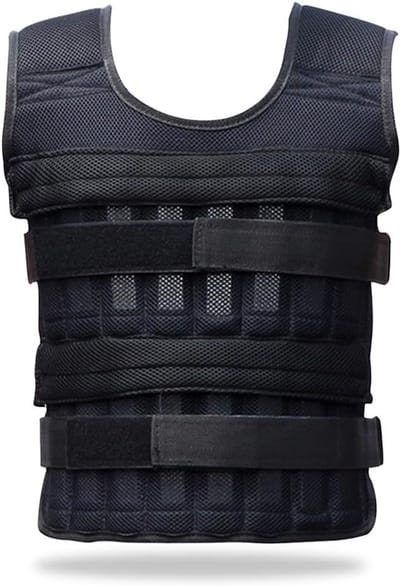 Weight Vest, Adjustable Weight Vest, Weight Heart Running Vest Man Woman, Adjustable Fitness Strength Training Workout Exercise, for Training Running Jogging, Does Not Include Steel Plates(20kg)