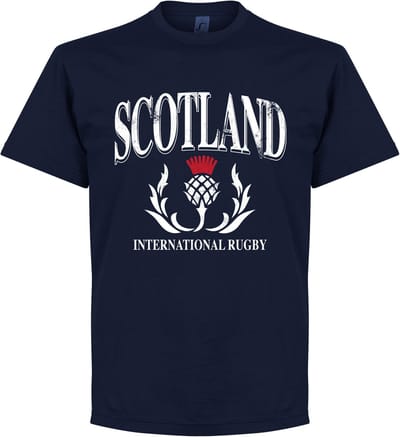 Schotland Rugby T-Shirt - Navy - Kinderen - 140