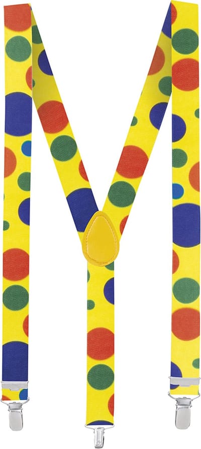 Boland - Bretels Clown - Volwassenen - Unisex - Clown - Clown - Circus