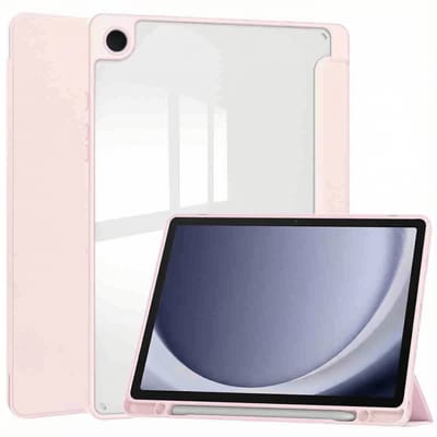 imoshion Tablet Hoes - Geschikt voor Samsung Galaxy Tab A9 Plus - Trifold Hardcase Bookcase - Roze