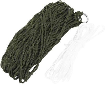 Dailygoods - Outdoor Hangmat - Nylon - Ergonomisch ontwerp - Geel - Ademend en comfortabel - Perfect voor tuin en strand - 200x80cm
