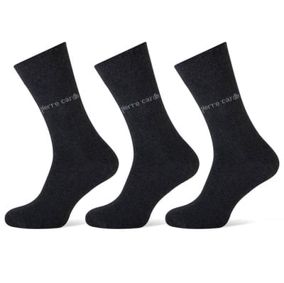 Pierre Cardin 3-pack sokken Classic Antraciet - 43-46