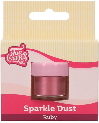 FunCakes Eetbare Kleurstof - Glanspoeder - Ruby - 3,5g