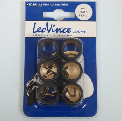 Galet rouleau de variateur Leovince pour Scooter Piaggio 300 Beverly Ie Abs Euro4 2016 à 2019 21x17 10Grs Neuf