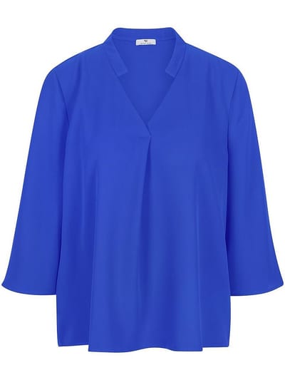 Blouse Van Peter Hahn blauw
