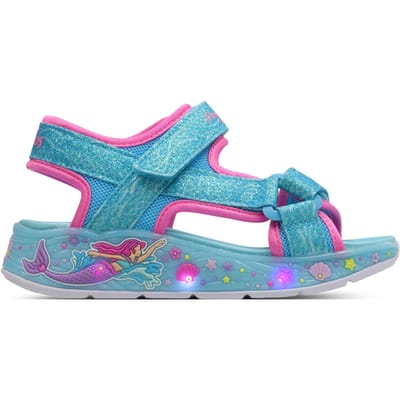 Skechers Mermaid Dreams Sandal Peuterschoenen - Blauw - Maat 30 - Plastic