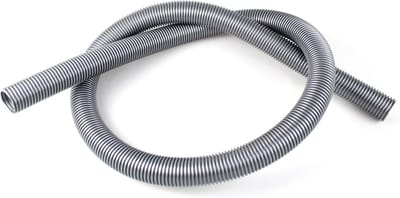 Stofzuigerslang 1,80 meter - 32 mm aansluiting met clips - universele pasvorm zilver