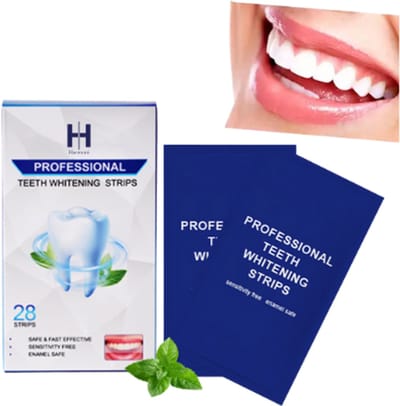 Harmoni® Goods - Whitening Strips - 28 Stuks - Tanden Bleken - Teeth Whitening - Tandenbleekset - Tandenblekers - Tandenbleekstrips