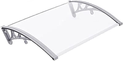 Deur Luifel - Buiten Overkapping - Bescherming tegen Weer - Stil Geluid - 120x120 cm - Transparant