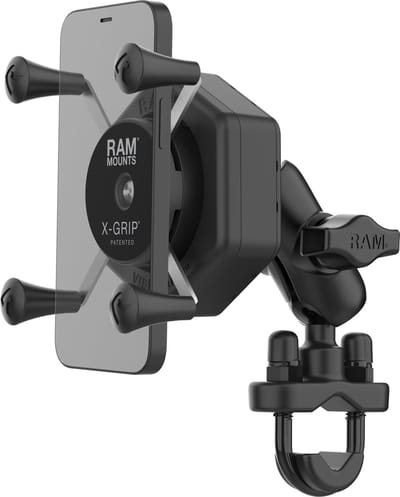 X-Grip® Telefoonhouder met Kogel & Vibe-Safe™ Adapter Keuze montage