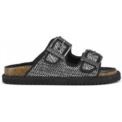 Platte sandalen Colors of California Sandal laminated rafia