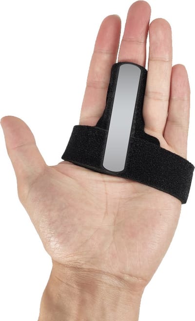 Vingerspalk I Handbrace I Vingerbrace I Vingerfixatieriem I Revalidatiespalk I Vinger Splint I Rechttrekken Vinger I Verstelbaar I Slide Systeem I Zwart