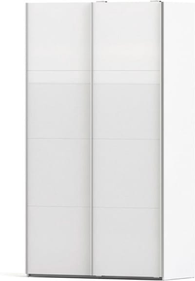 Veto kledingkast A 2 deurs H220 cm x B122 cm wit, wit hoogglans.