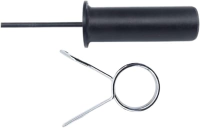 Gewichtsstapel Pin - Veerclip Extender - Krachttraining Optimaliseren - Trillingsbestendige Veiligheid - 10 mm - Zwart