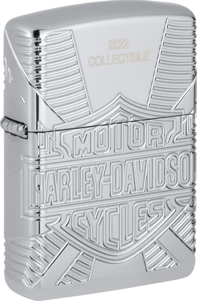 Aansteker Zippo Armor Case Harley Davidson Collectable 2022