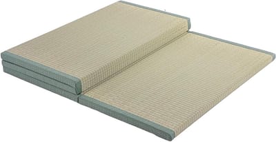 Japanse Tatami Mat - Futon Matras - Meditatie en Yoga - Natuurlijke Gras Vulling - 90x200cm - Lichtgroen