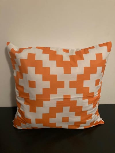 Nordic Geometry Collection Kussenhoes – Orange Edition - 45x45 cm